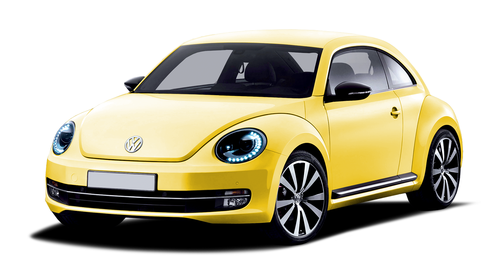 Żółty Volkswagen Beetle