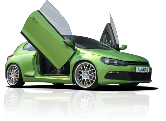 Volkswagen Scirocco xanh