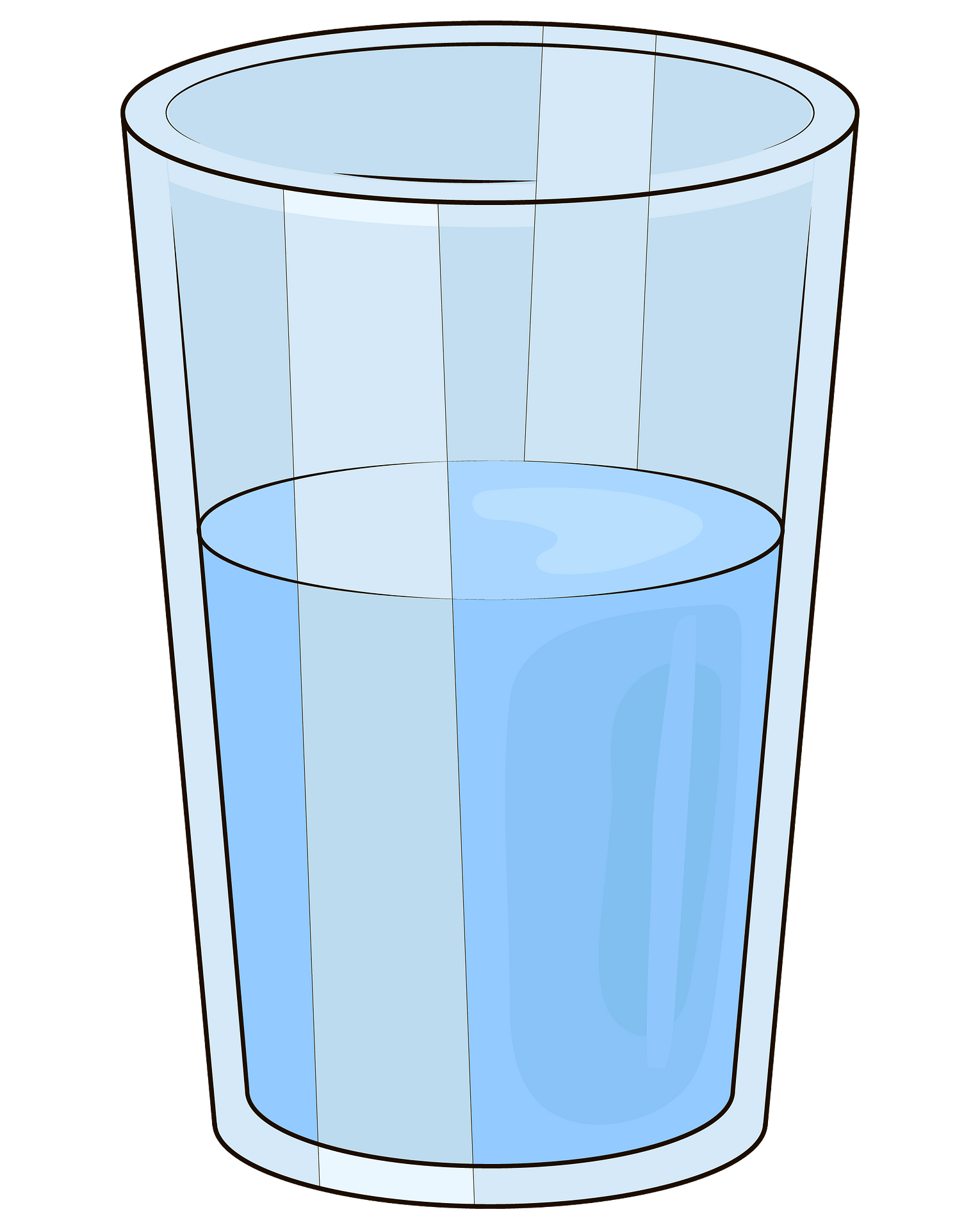 Szkło (wypełnione wodą)