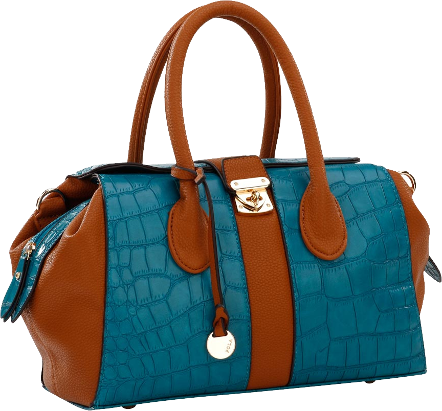 नीला महिला बैग