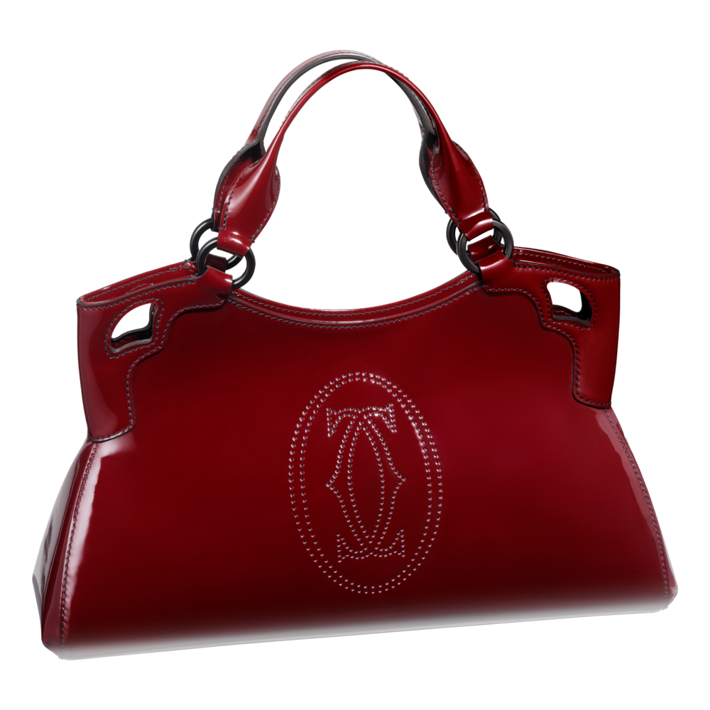 赤い女性のバッグ
