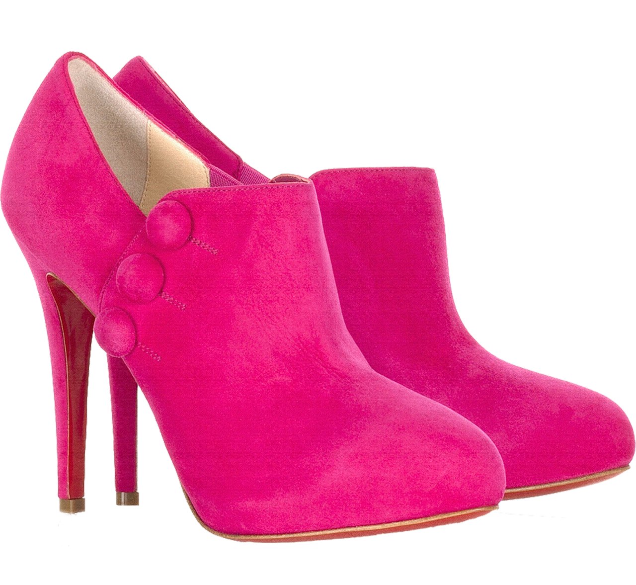 ピンクの婦人靴
