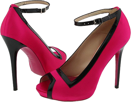 Różowe buty damskie