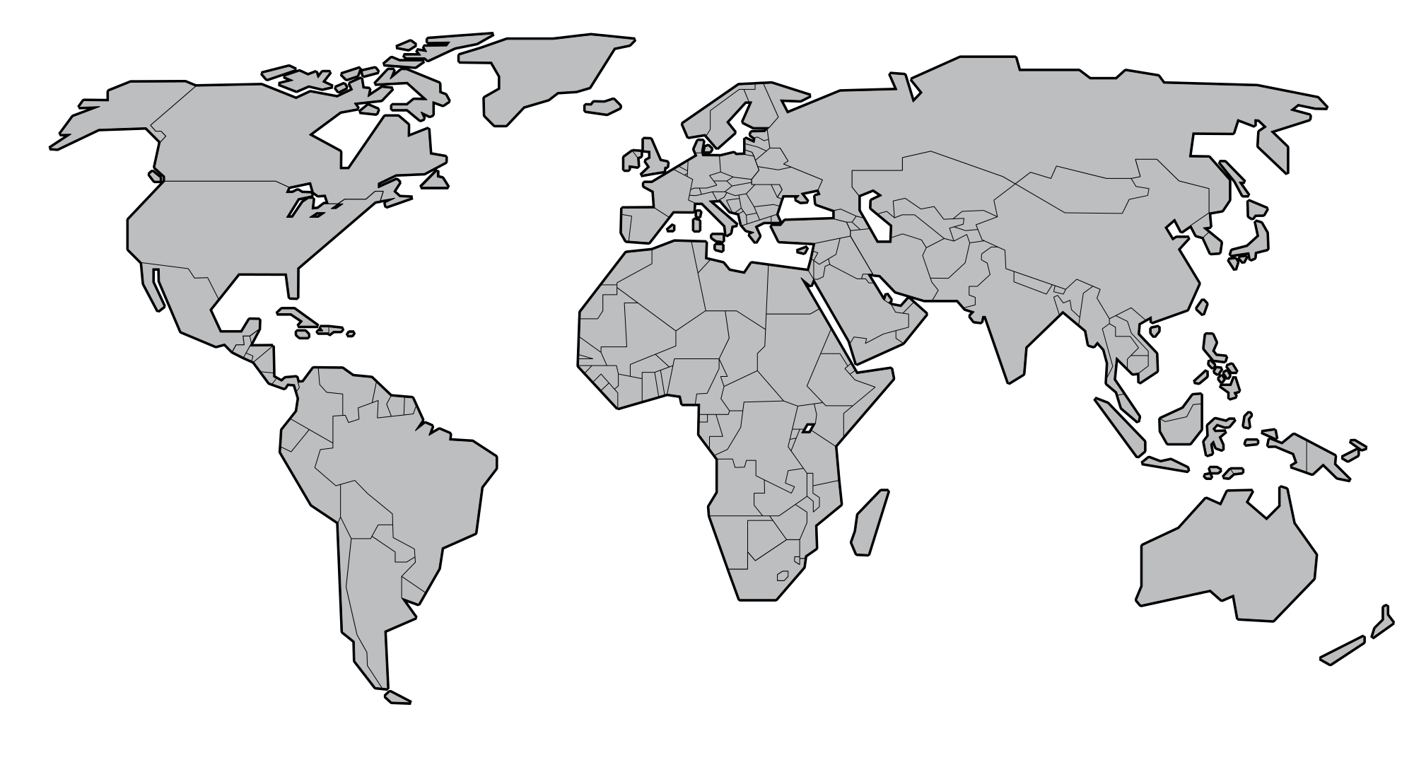 Mappa del mondo